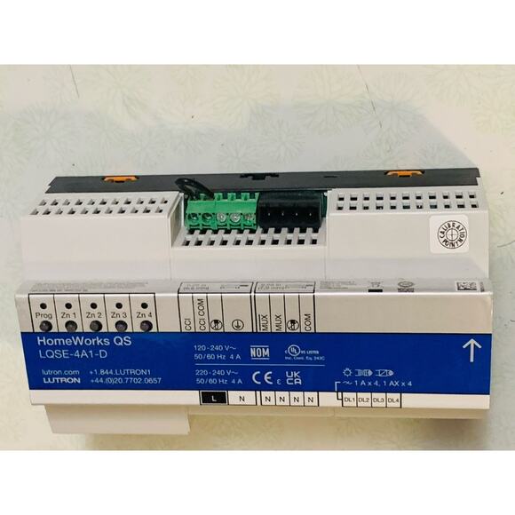 Lutron Homeworks QS Power Dimming Module LQSE-4A5-120-D Not Tested See Comment! - Picture 4 of 6